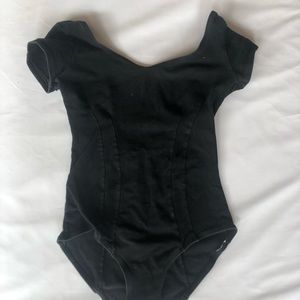 Classic black leotard